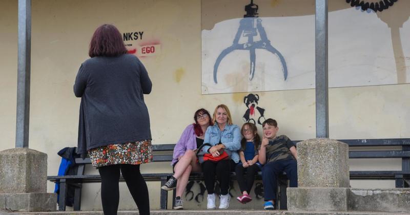 Work under way to preserve seafront Banksy street mural