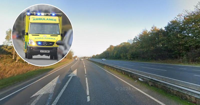 Major delays after motorbike crash closes part of A47 Major delays after motorbike crash closes part of A47