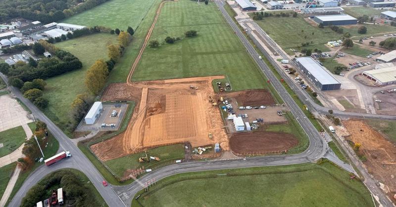 New facility takes shape near Norfolk racetrack