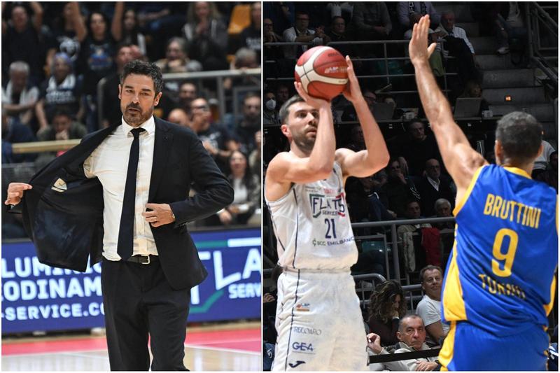 Alessandro Gassman al PalaDozza: la Fortitudo vince su Torino ed è subito set cinematografico