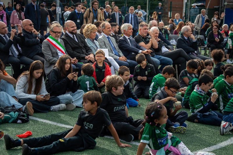A Torino c’è un prato verde
dove gioca anche chi non può A Torino c’è un prato verde
dove gioca anche chi non può