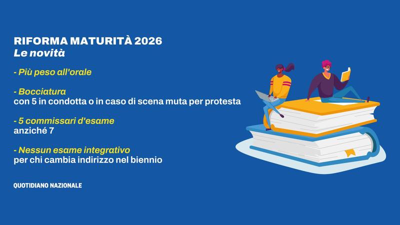 Riforma esame di Maturità 2026, dall’orale alle nuove ipotesi di bocciatura: cosa cambia
