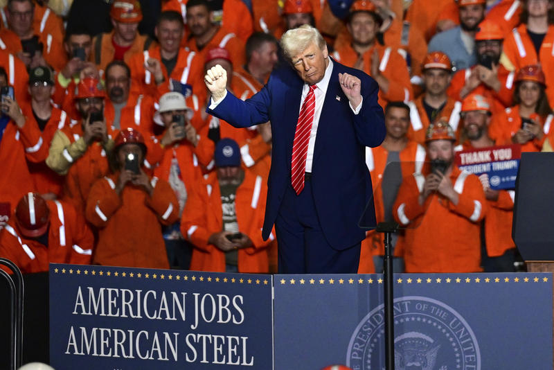 Trump’s triumph in Japan began at a steel mill in Pennsylvania