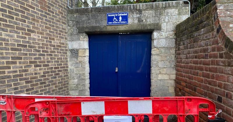 Improvement works at city landmark shuts popular pathway Improvement works at city landmark shuts popular pathway