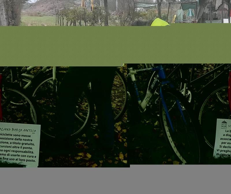 Bici gratis per attraversare il ponte: 