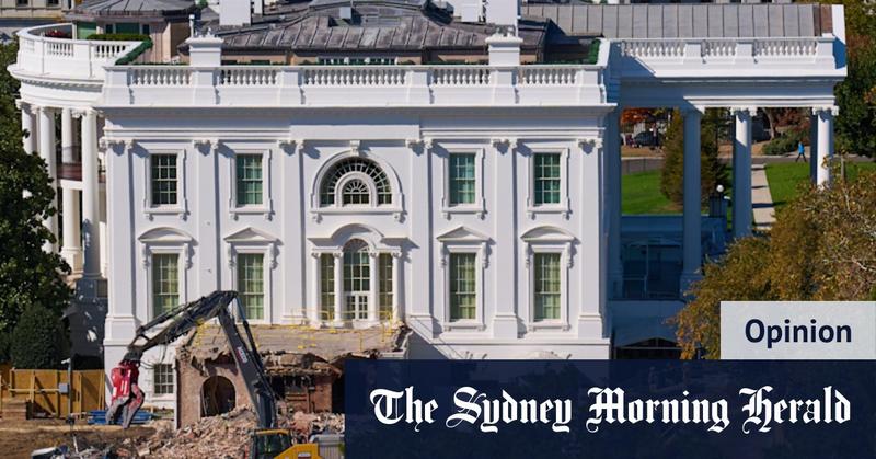 Sorry, but I struggle to get outraged about Trump’s White House renos Sorry, but I struggle to get outraged about Trump’s White House renos