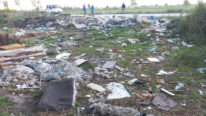 Terra dei Fuochi, a Giugliano e Villa Literno sopralluoghiÂ di VadalÃ : giÃ  rimosseoltre 30 tonnellate di rifiuti