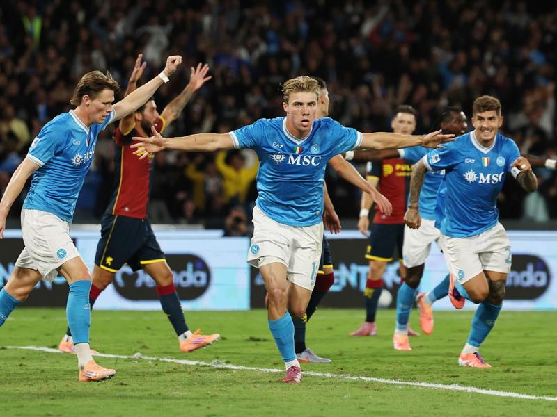 Napoli, contro il Como Hojlund si riprende l'attacco. Lukaku oggiÂ al lavoro a Castel Volturno