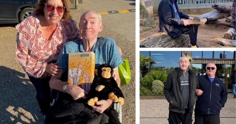 Norwich man has heartfelt wish granted and visits zoo in memory of late wife