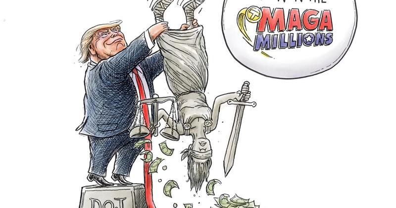 Adam Zyglis: The Shakedown