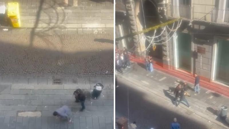 Maxi rissa tra ambulantiÂ in via Toledo: botte e sassi Turisti spaventati | VD