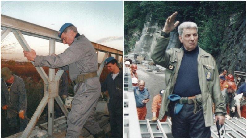 Gualtiero De Tomasi, 94 anni e più di 50 ponti Bailey: una vita da geniere