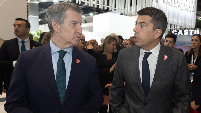Feijóo y Mazón hablarán hoy sobre la crisis abierta en la Comunidad Valenciana