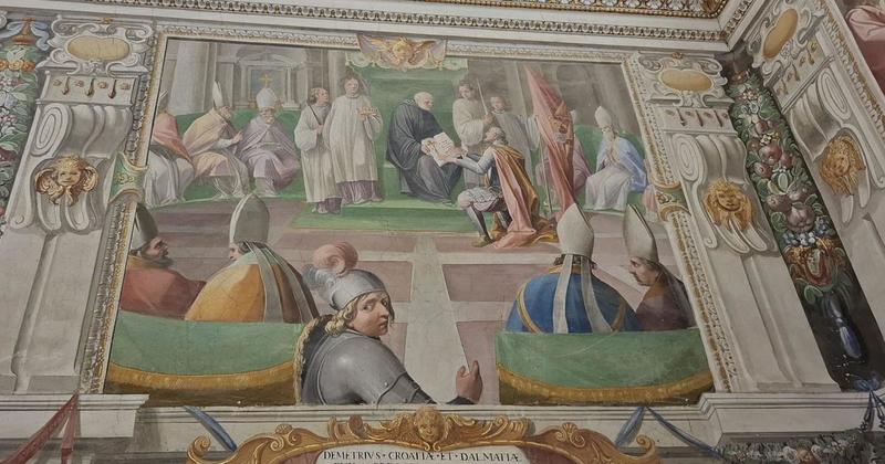 Senzacija iz Vatikana! Prvi put u povijesti otvorili Paulinske sobe, na jednoj od važnih fresaka - prikaz hrvatskog kralja