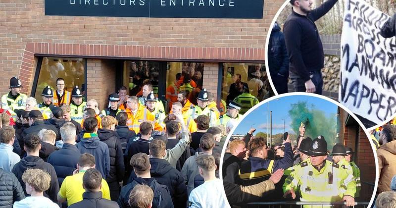 Furious football fans demand ‘we want our Norwich back’ in protests after defeat Furious football fans demand ‘we want our Norwich back’ in protests after defeat