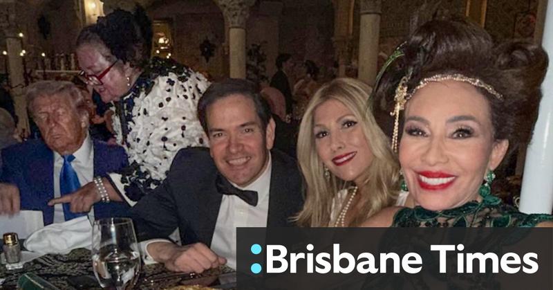 Pauline Hanson, Gina Rinehart sighted at Trump’s Halloween party Pauline Hanson, Gina Rinehart sighted at Trump’s Halloween party