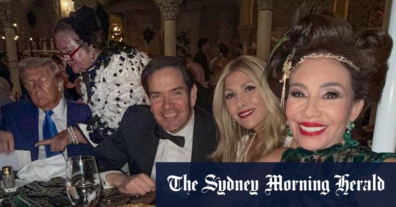 Pauline Hanson, Gina Rinehart sighted at Trump’s Halloween party Pauline Hanson, Gina Rinehart sighted at Trump’s Halloween party
