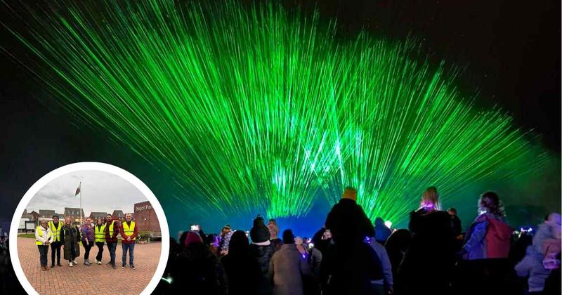 Laser show raises thousands to support outdoor learning at school