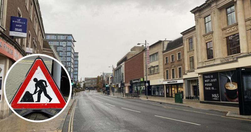 Bus stops suspended in one of the city's busiest streets Bus stops suspended in one of the city's busiest streets