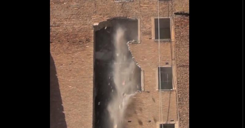 Ρώμη: Βίντεο με τη στιγμή της κατάρρευσης του μεσαιωνικού πύργου