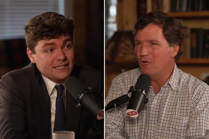 Conspiracy kook Tucker Carlson is no conservative and no friend to Charlie Kirk and JD Vance 