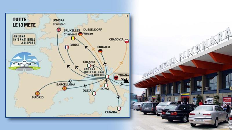 Nuovi voli dall’aeroporto di Ancona: le novità in calendario