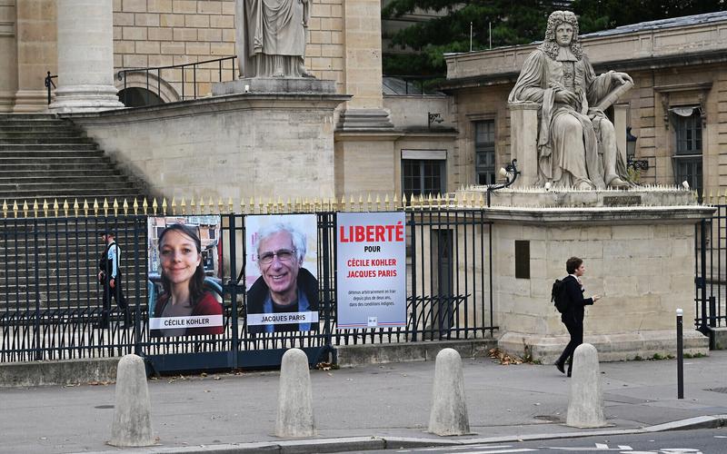 Iran frees French pair held for over 3 years for allegedly spying for Israel, France Iran frees French pair held for over 3 years for allegedly spying for Israel, France