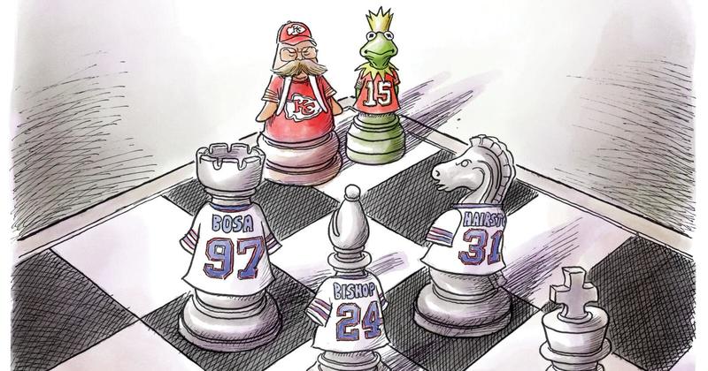 Adam Zyglis: Keeping Mahomes in Check