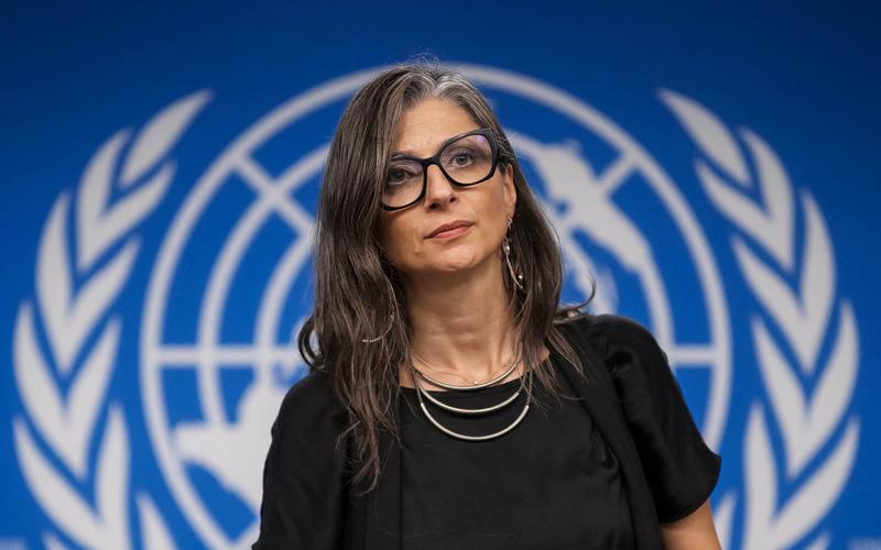 UN’s Albanese posts cartoon echoing age-old anti-Jewish spiderweb trope