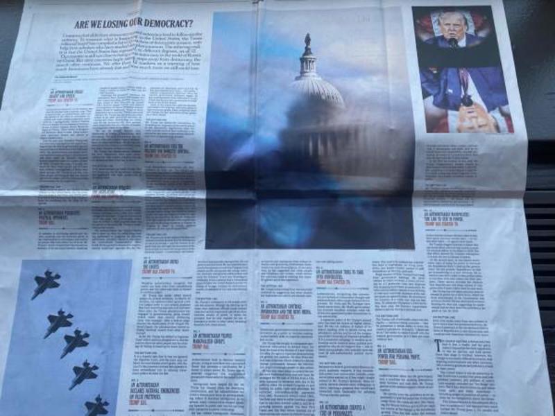 New York Times başyazısında sormuş: Demokrasimiz elden gidiyor mu? New York Times başyazısında sormuş: Demokrasimiz elden gidiyor mu?