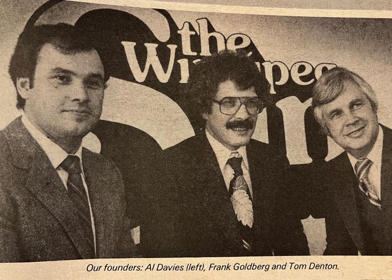 DENTON: Forty-five years ago today, the first edition of the Winnipeg Sun came off the presses