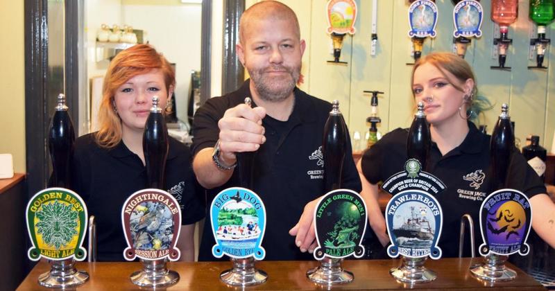 Queues line up as new pub opens doors next to award-winning brewery