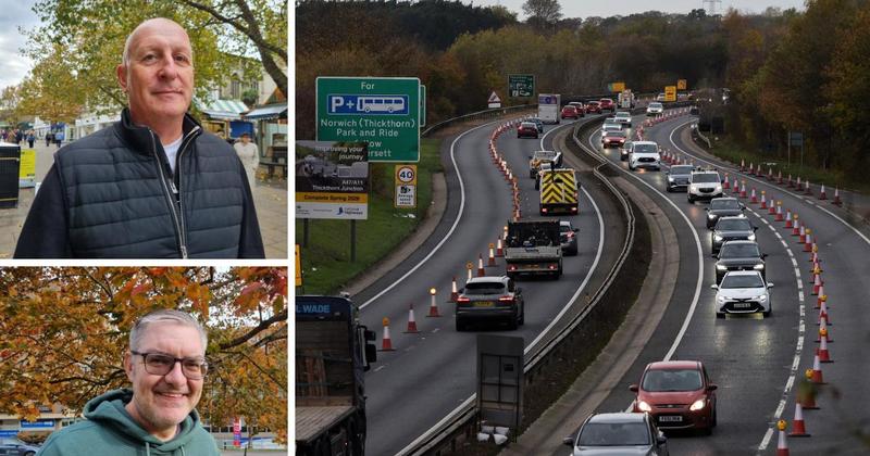 Gridlocked Norfolk! Commuters' outrage over wall-to-wall roadworks