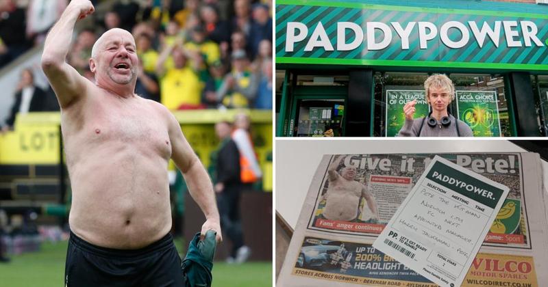 What are the odds on Pete the kitman taking charge at Norwich City? What are the odds on Pete the kitman taking charge at Norwich City?