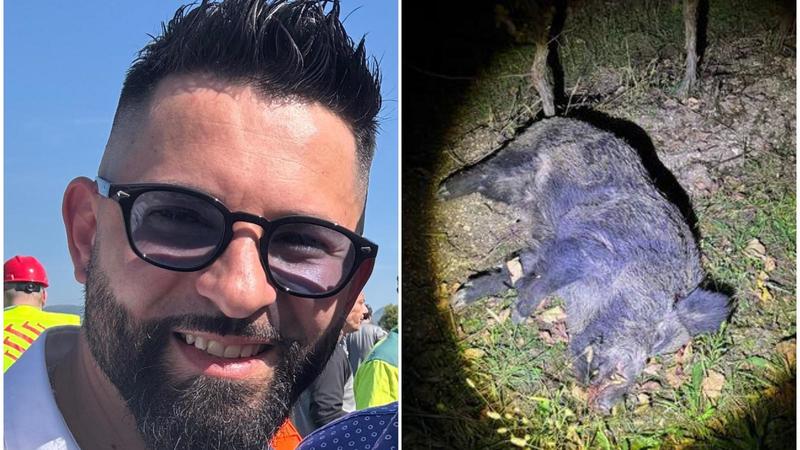 Danilo, azzannato da un cinghiale dopo averlo investito: “Poteva finire molto peggio”