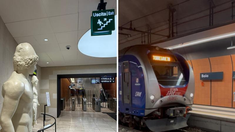 La Cumana torna a Baia,Â  nuova stazione a 26 anniÂ dalla chiusura