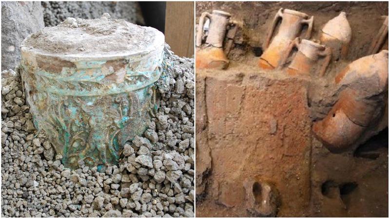 Pompei, trovato un prezioso vaso in stile egizio usato per lo “street food” ai tempi dei romani Pompei, trovato un prezioso vaso in stile egizio usato per lo “street food” ai tempi dei romani