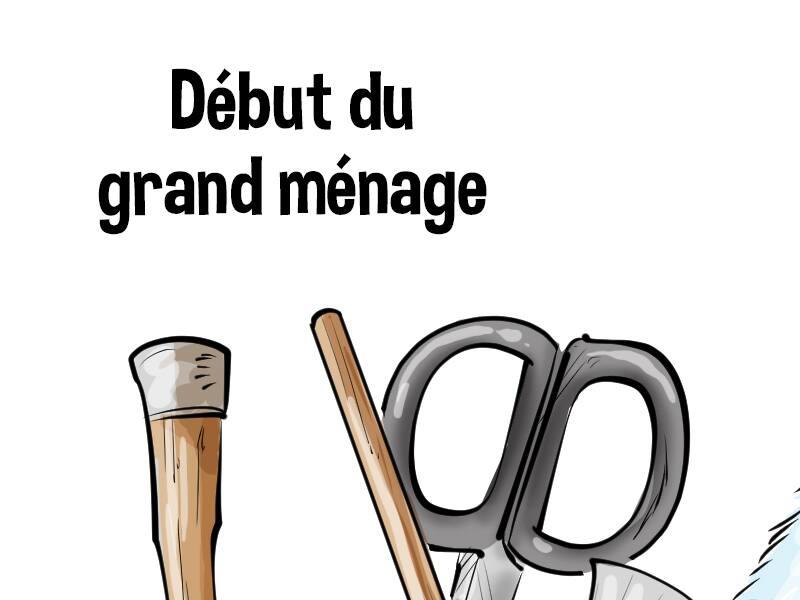 Début du grand ménage