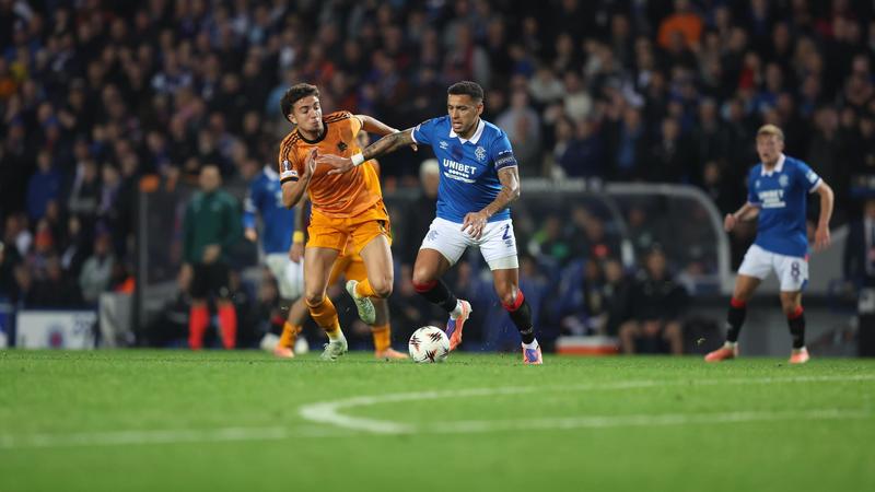 Rangers-Roma 0-2: Soulé e Pellegrini liquidano gli scozzesi nel primo tempo /