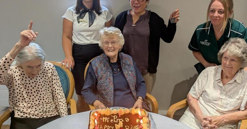 Care home residents celebrate three birthdays in one week Care home residents celebrate three birthdays in one week