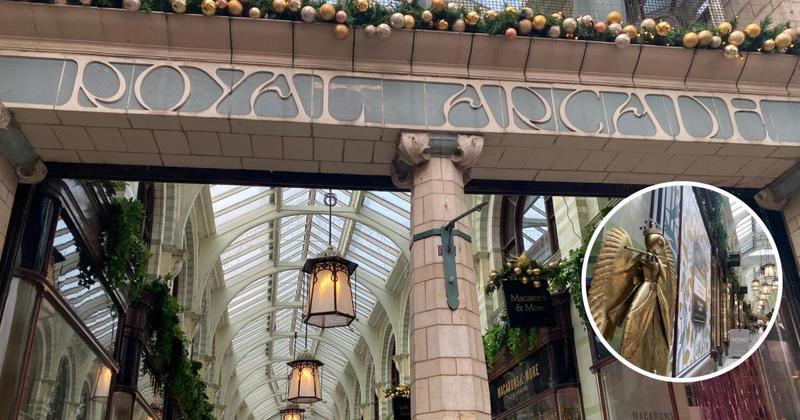 Dazzling Christmas decorations put up at city's prettiest arcade Dazzling Christmas decorations put up at city's prettiest arcade