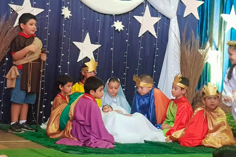 Acto escolar, por Marcial Fonseca