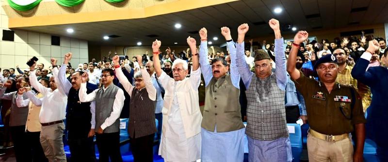 LG Sinha Attends the 150th year celebration of ‘Vande Mataram