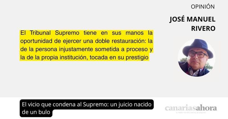 El vicio que condena al Supremo: un juicio nacido de un bulo