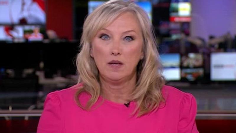 Why has Martine Croxall been censured by the BBC?