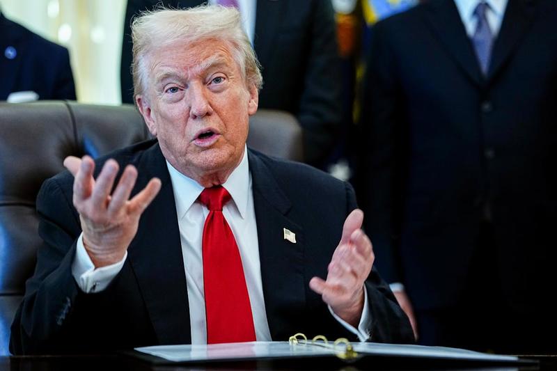 Trump Claims America Has to Remain Very “Liquid” in Bizarre Rant