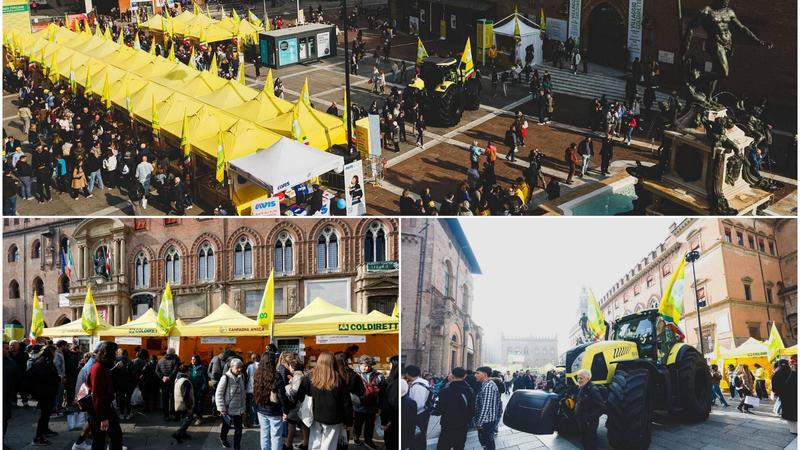 Villaggio Coldiretti a Bologna, dove andare per assaggiare i prodotti tipici: salumi Dop, Parmigiano Reggiano, Aceto balsamico e tigelle