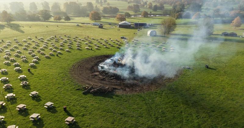 Venue offers £5k reward after bonfire destroyed day before event