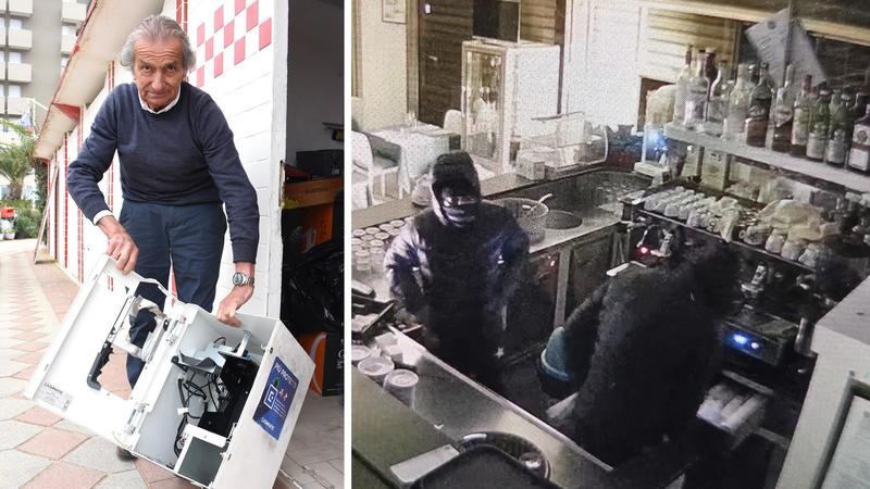 Notti da incubo, spaccata al ristorante: la cassa trascinata in strada e sventrata