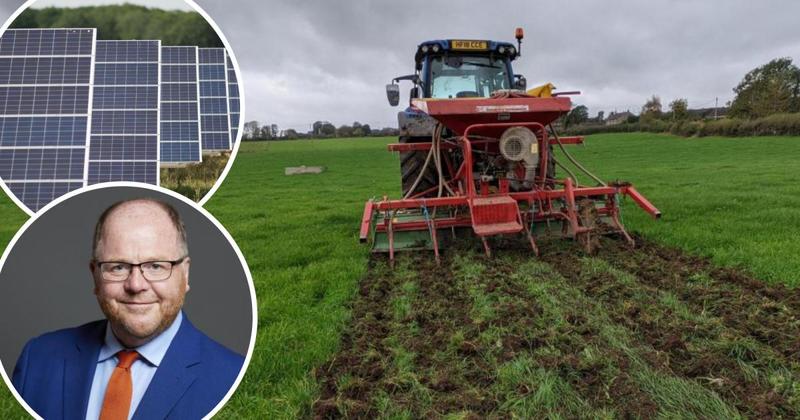 Fears solar panel surge could contribute to farm food production dropping by a third